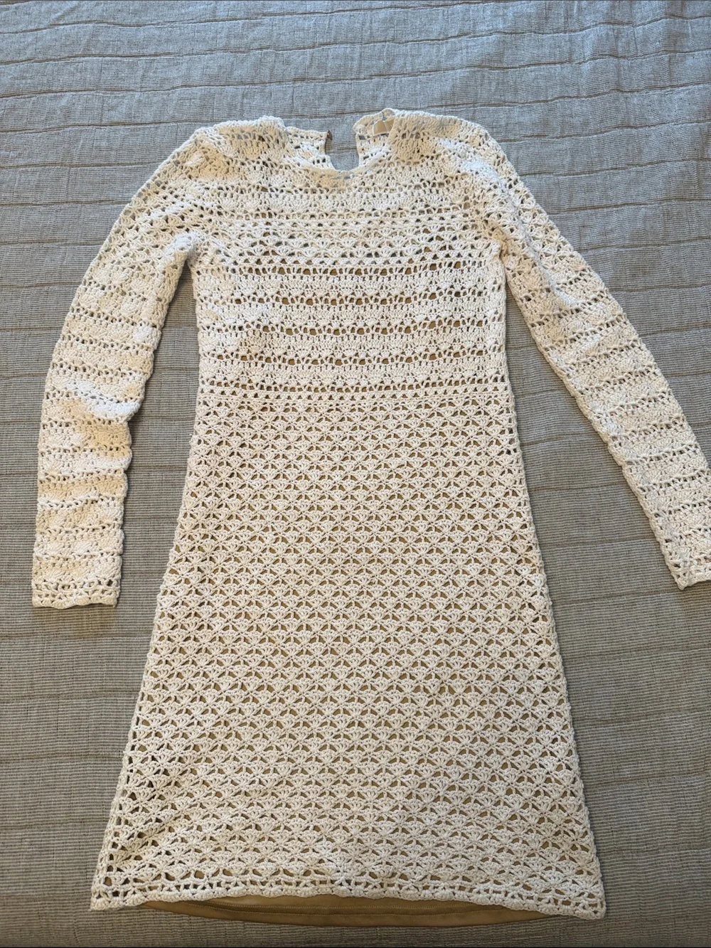 Michael Kors Crochet Dress with Slip